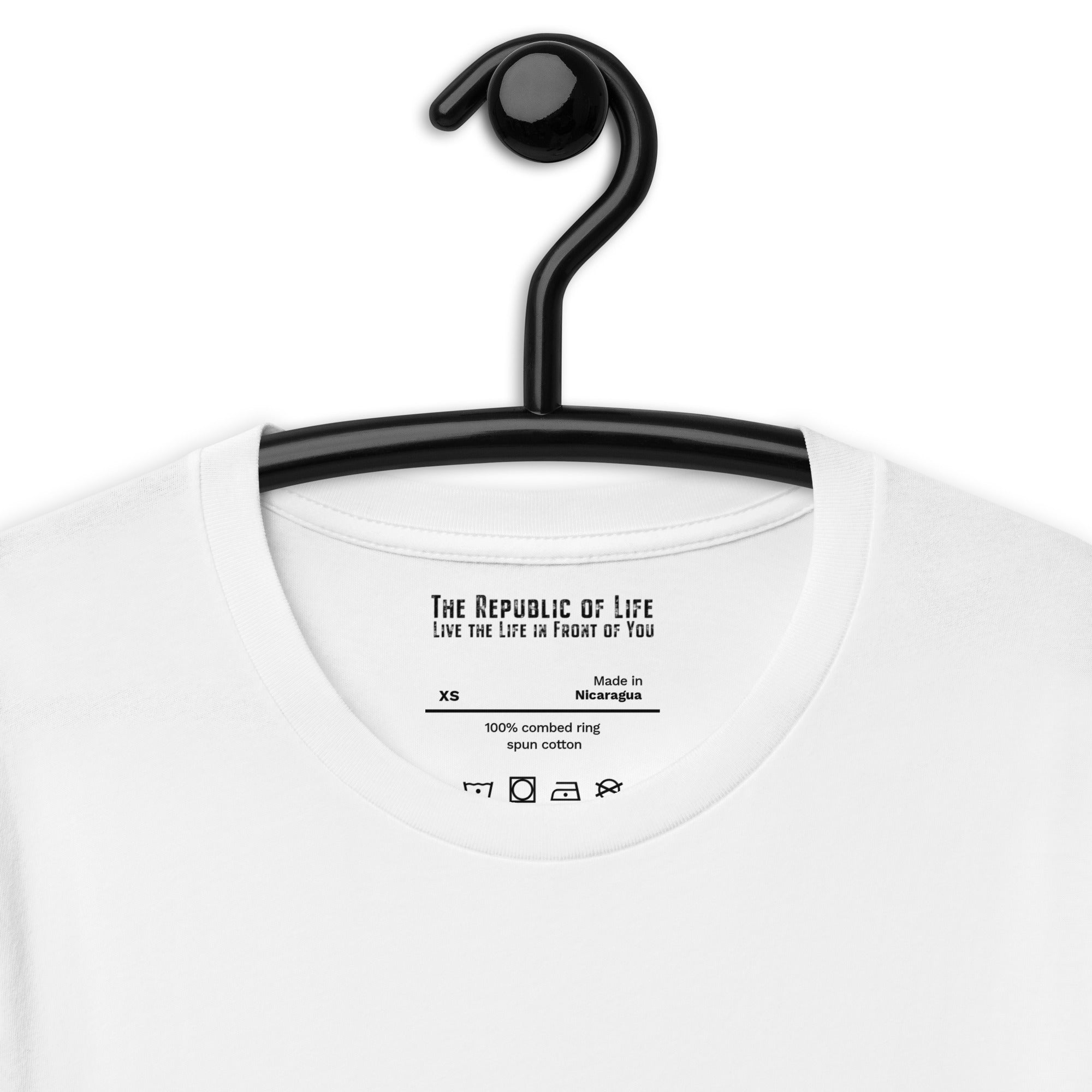 The Republic of Life Live the Life in Front of You classic T